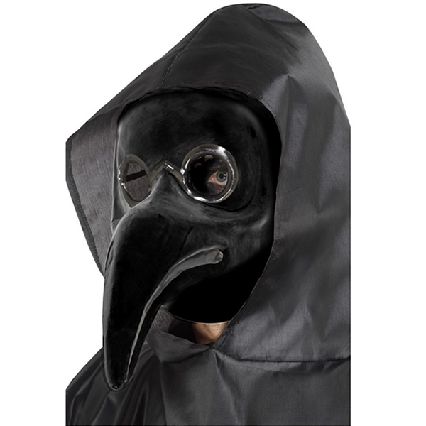Authentic Plague Doctor Mask Black