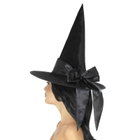 Deluxe Black Witch Hat