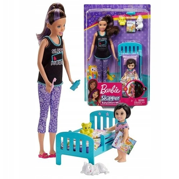 Barbie Skipper Babysitters Inc Bedtime Playset
