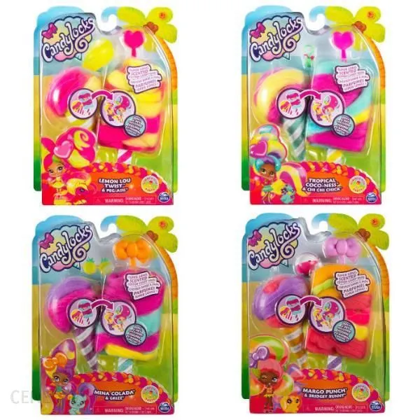 Candylocks Scented Cotton Candy Doll & Pet Assorted