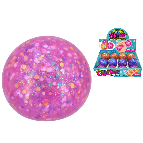 Squishy Glitter Ball Assorted