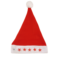 Christmas Hat With Light Up Stars