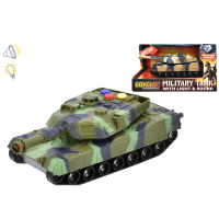 Friction Military Tank Light & Sound