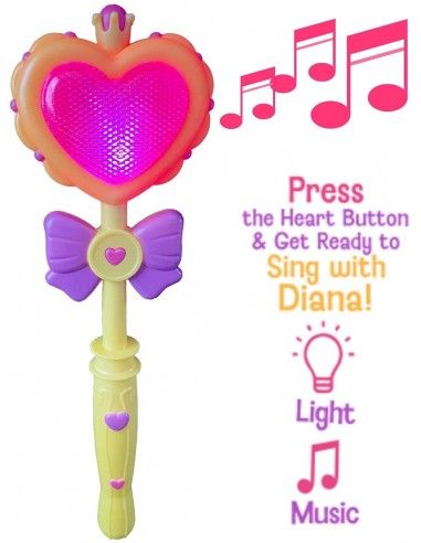 Love Diana Magical Light-Up Melody Wand