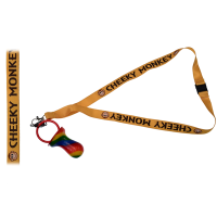 Cheeky Monkey Lanyard With Rock Candy Dummy