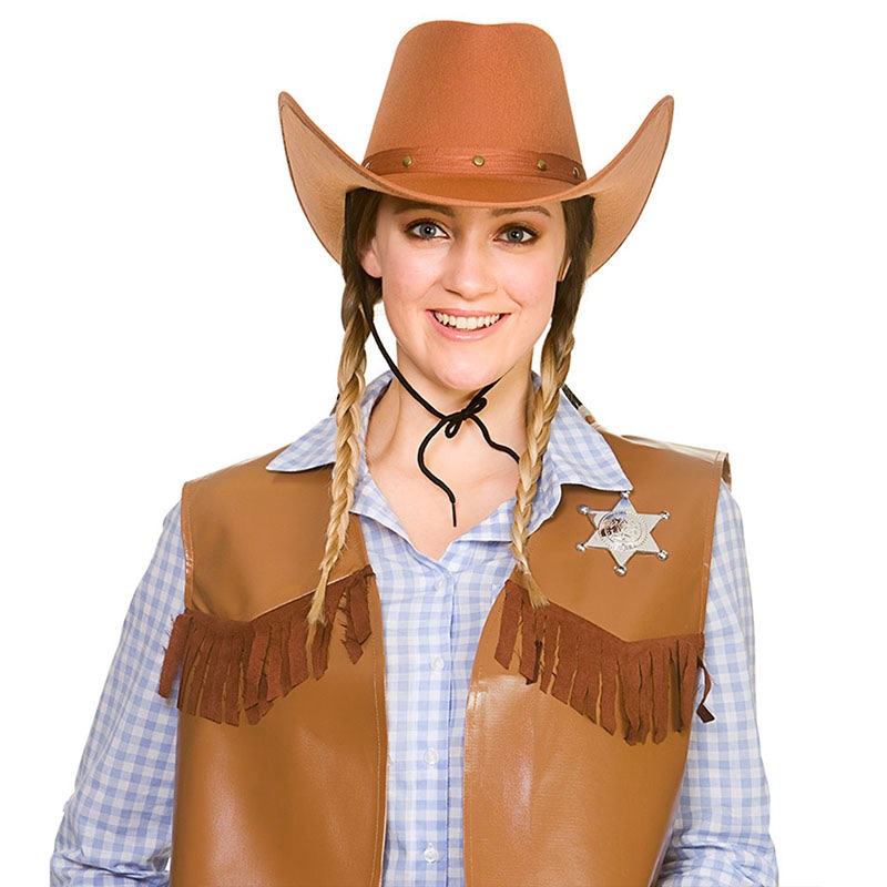 Texan Cowboy Hat Brown