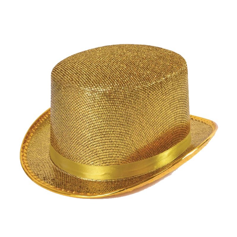 Lurex Gold Top Hat