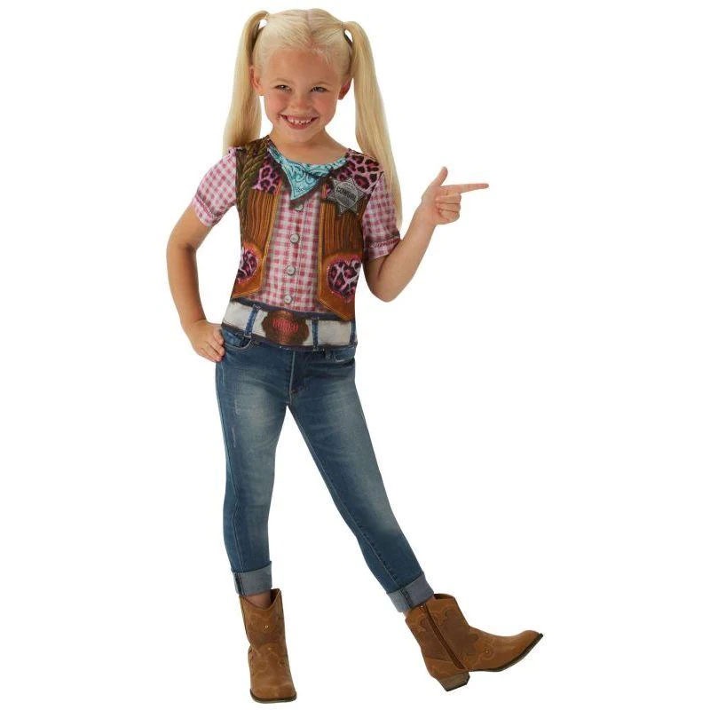 Cowgirl T-Shirt Child Costume