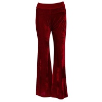 Velvet Flares Burgundy