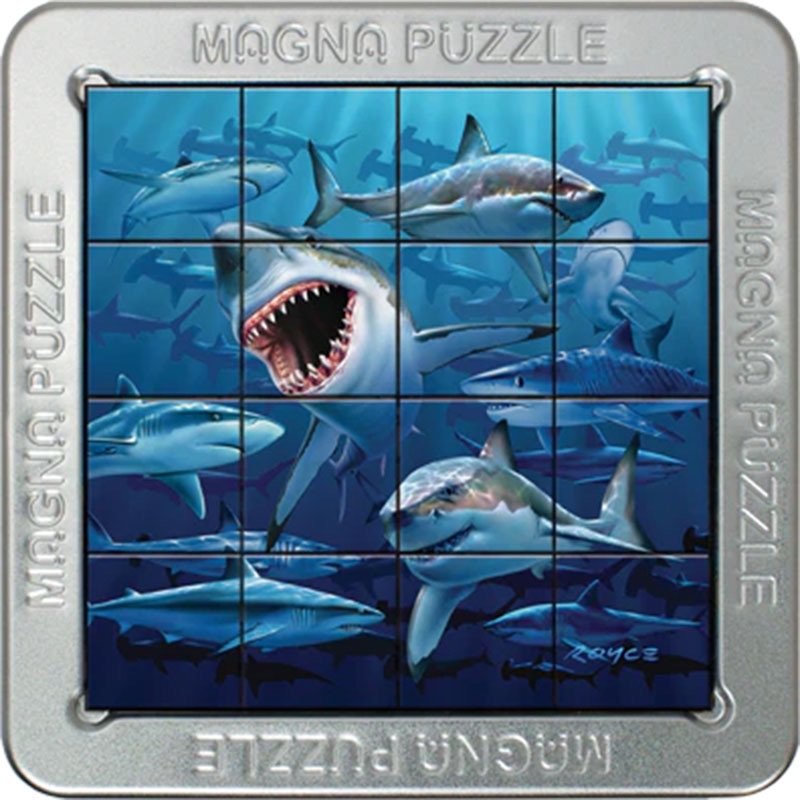 3D Magnetic Puzzle Sharks
