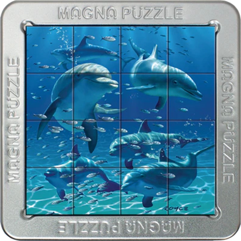3D Magnetic Puzzle Dolphins