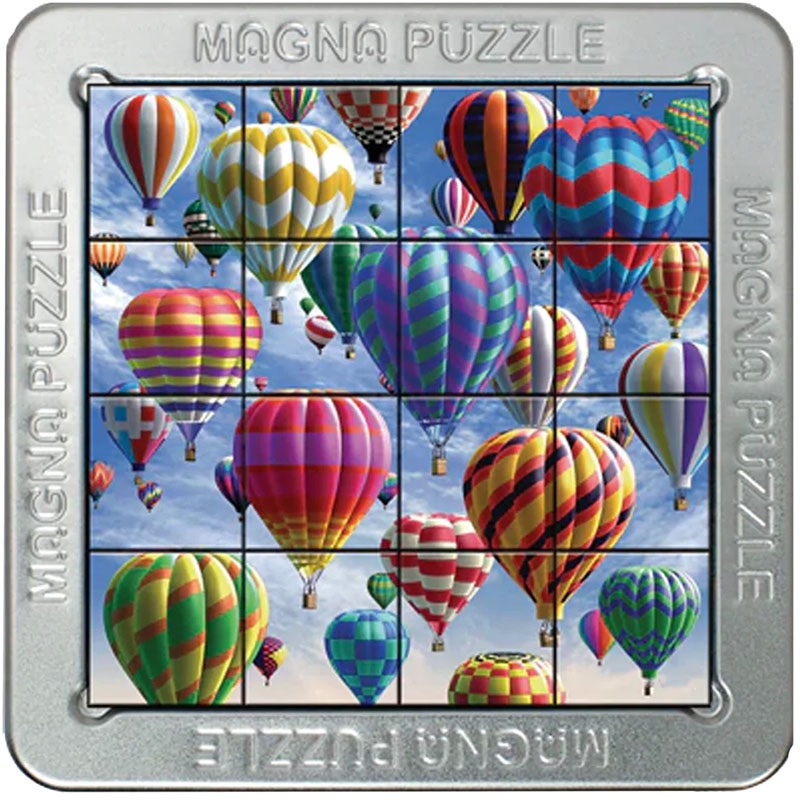 3D Magnetic Puzzle Hot Air Balloons