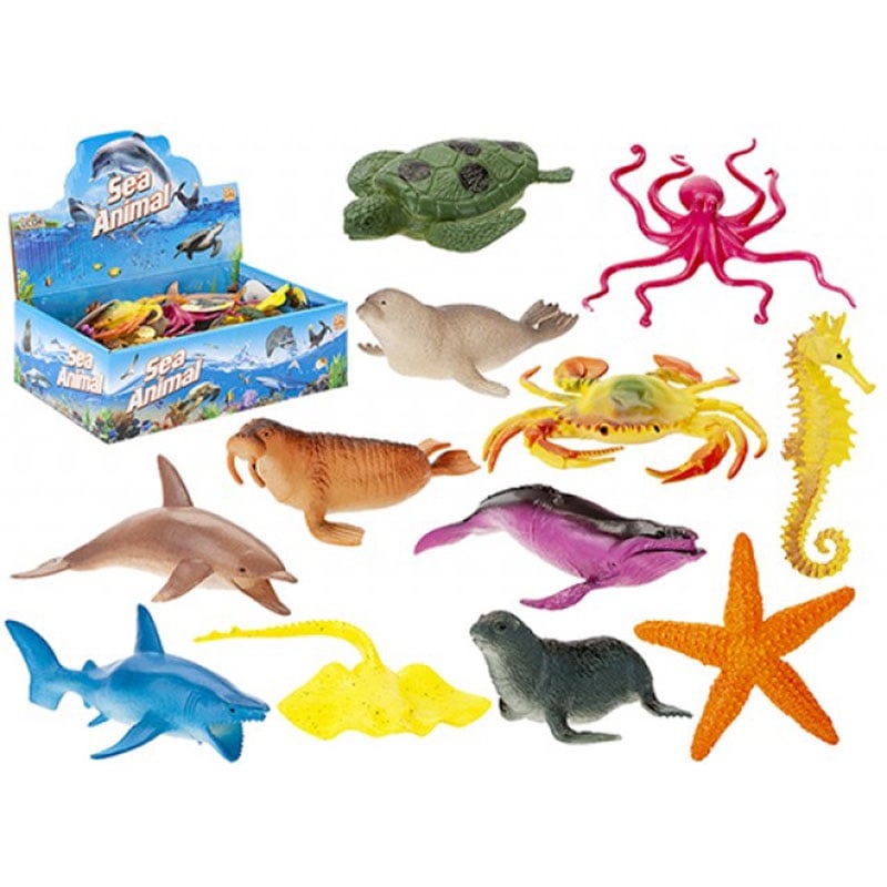 Painted PVC Sea Animals Assorted