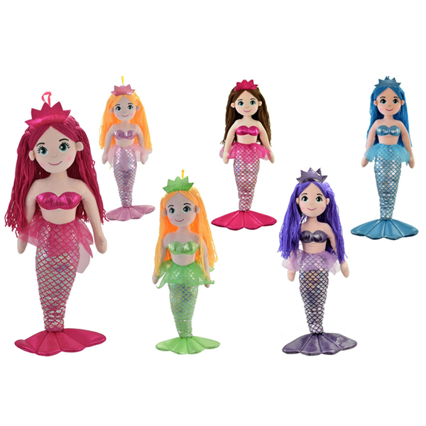 Mermaid Princess Rag Doll Assorted