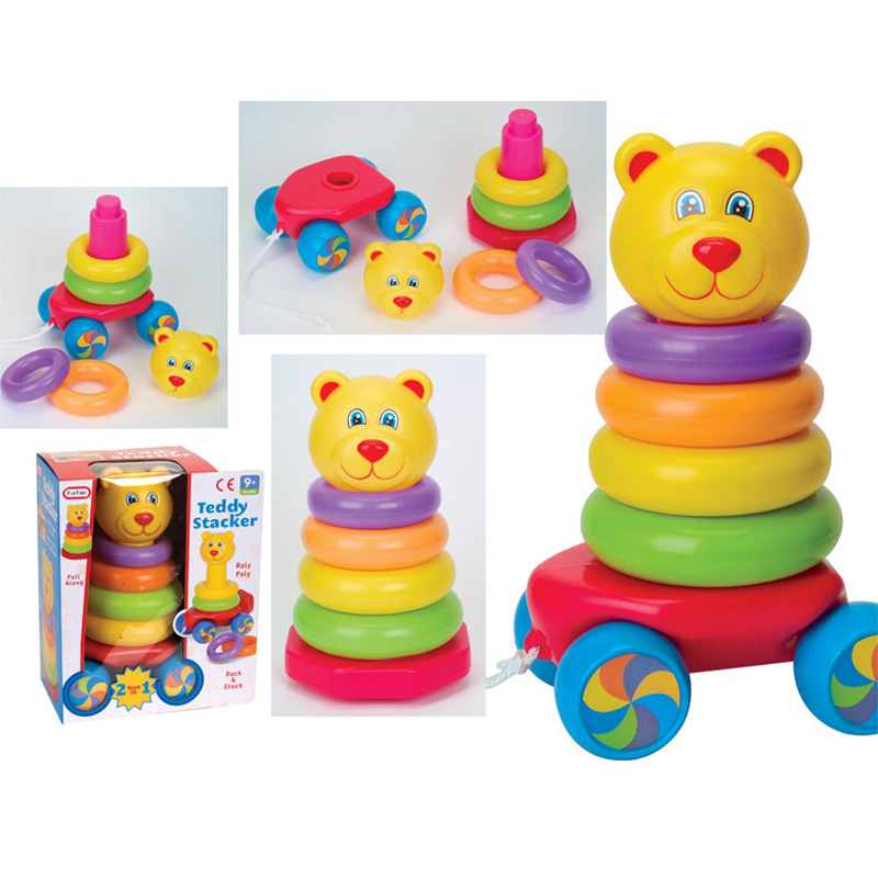 Pull Along Stacking Teddy