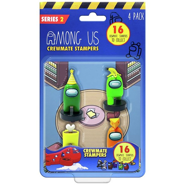 Among Us Crewmate Stampers 4 Pack Assorted