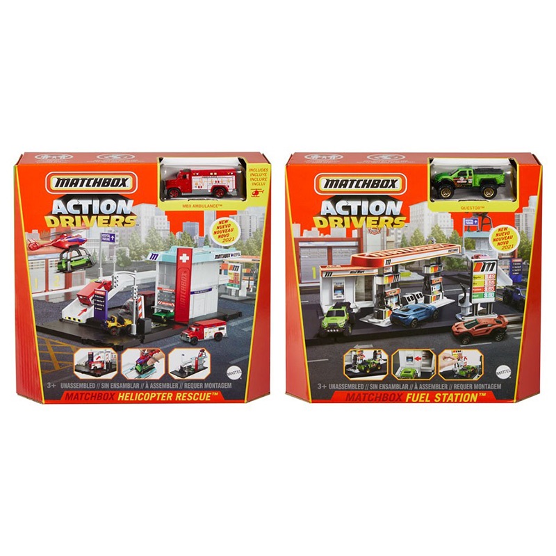 Matchbox Action Drivers Playset Assorted