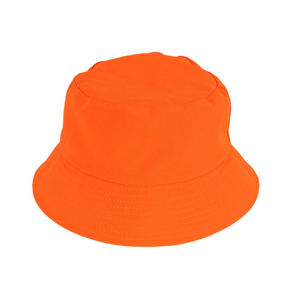 80's Bucket Hat Neon Orange