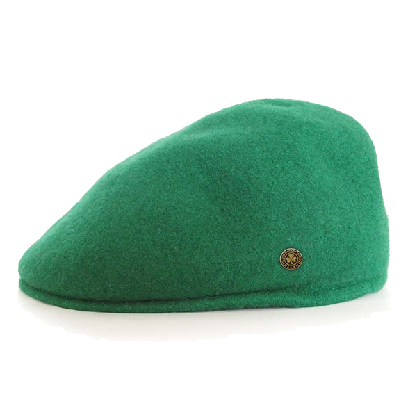 Man Of Aran Emerad Green Wool Cap
