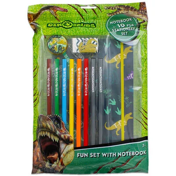 Dinosaur Fun Set With Notebook