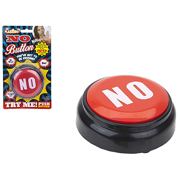 Novelty 'No' Button