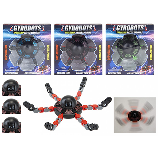 Spaceship Gyrobots Battle Spinners Assorted