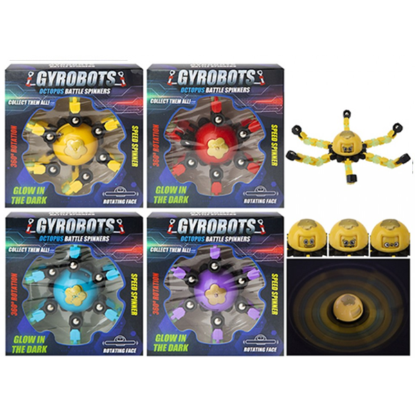 Octopus GID Gyrobots Battle Spinners Assorted
