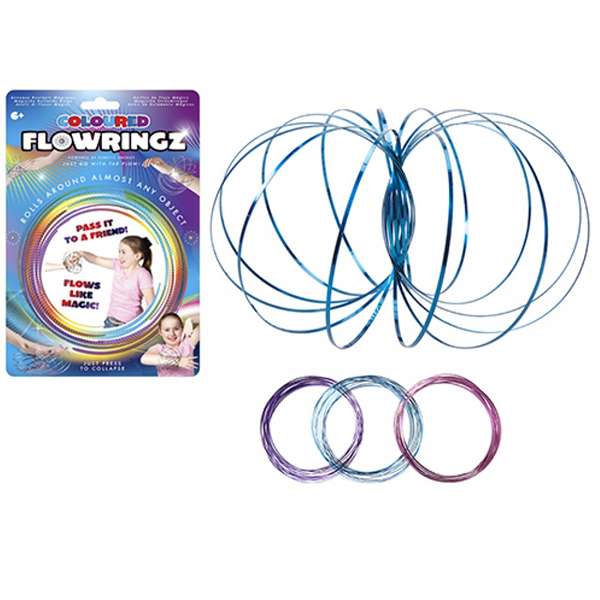 Coloured Kinetic Flow Rings