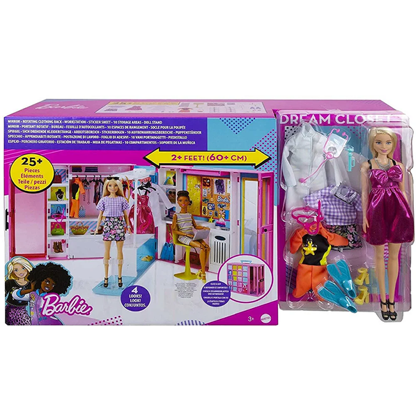 Barbie Dream Closet With Doll