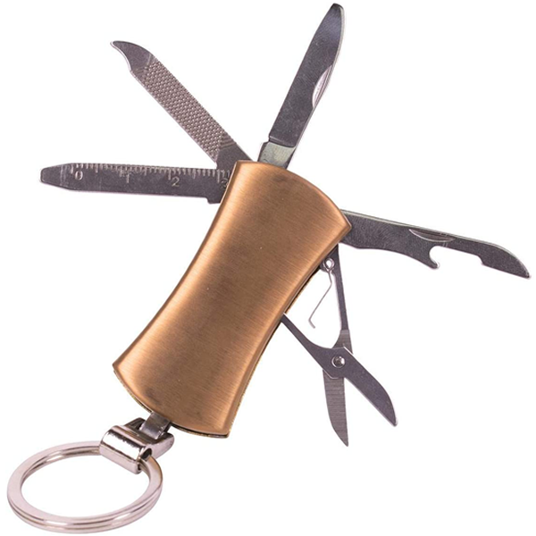 Rose Gold Keyring Tool
