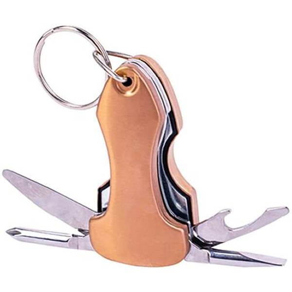 Rose Gold Keyring Tool With Torch