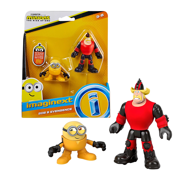 Imaginext Minions Rise Of Gru Figure 2 Pack Assorted
