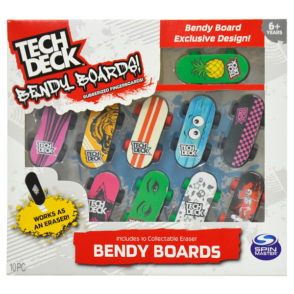 Tech Deck Bendy Boards 10 Pack Assorted