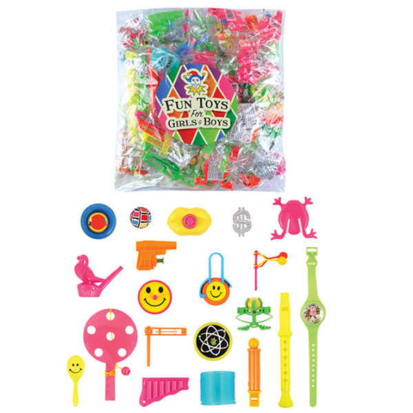 100 Assorted Party Bag Toys