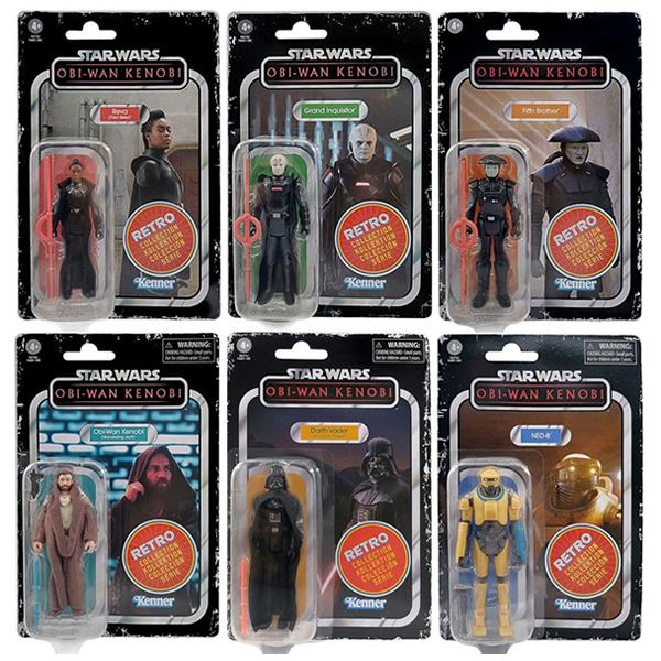 Star Wars Obi-Wan Kenobi Retro Figures Assorted