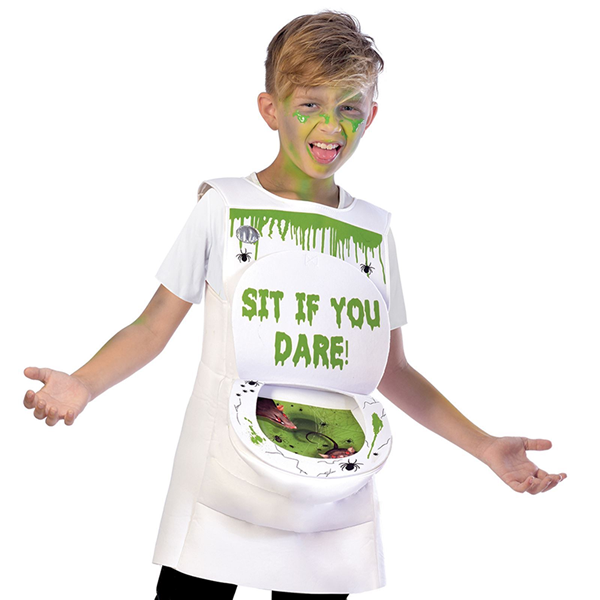 Slimy Toilet Child Costume