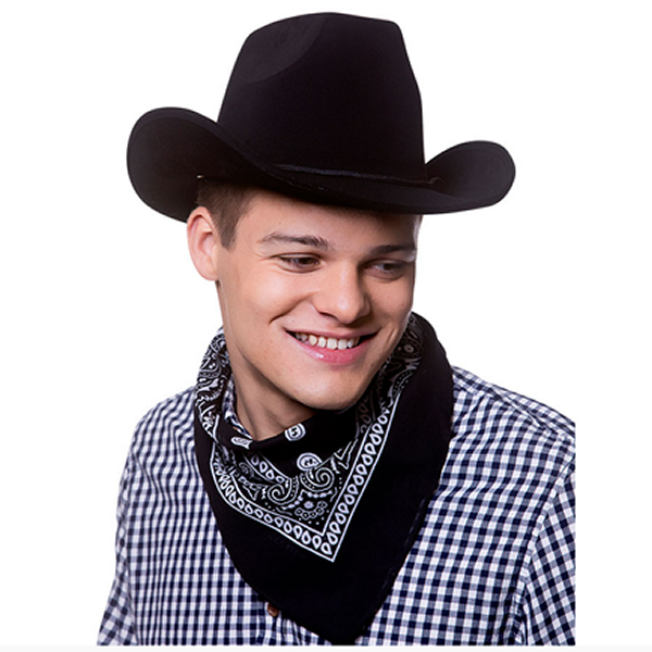 Cowboy Bandana Black