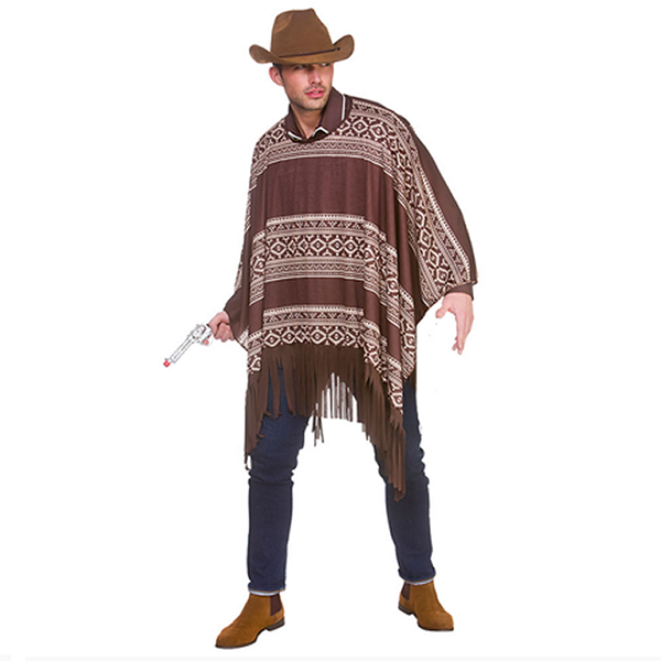 Western Cowboy Poncho
