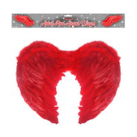 Red Feather Angel Wings