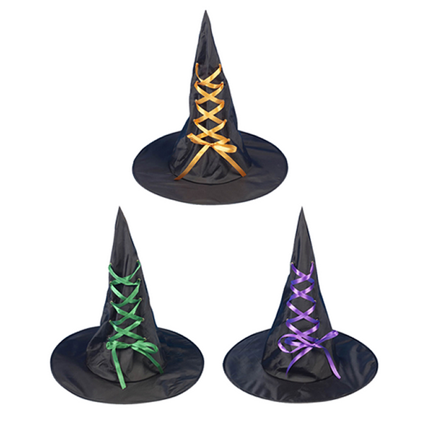 Witch Hat With Ribbon Assorted