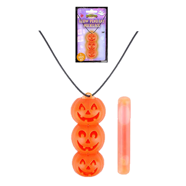 Glow In The Dark Pumpkin Pendant