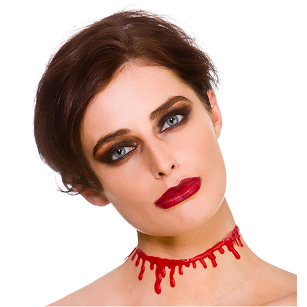 Dripping Blood Choker Necklace