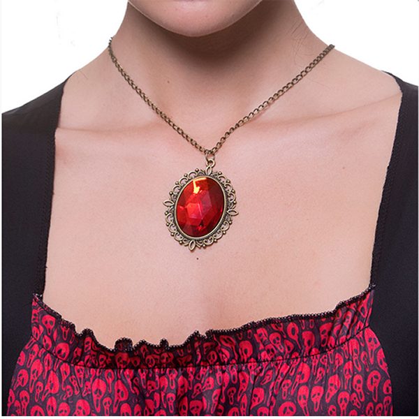Gothic Ruby Necklace