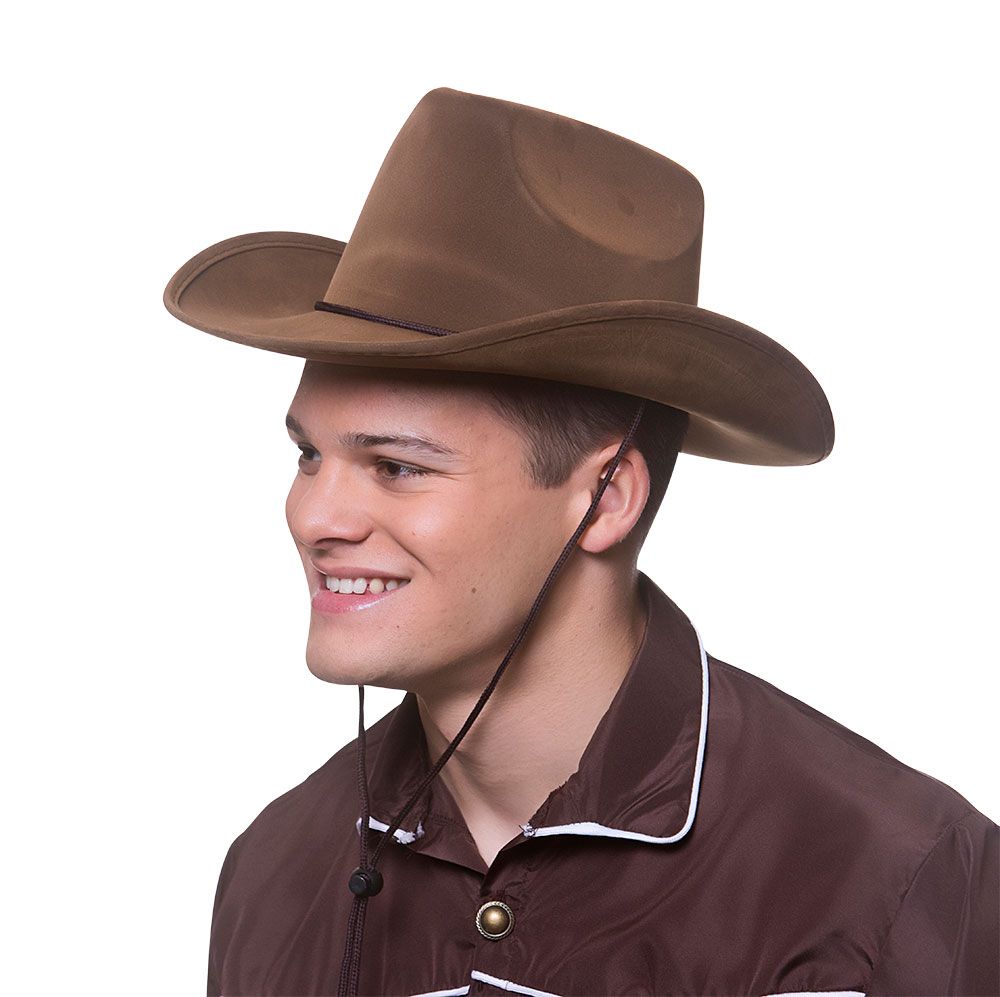 Brown Suede Super Deluxe Cowboy Hat