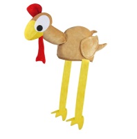 Turkey Hat With Head And Legs