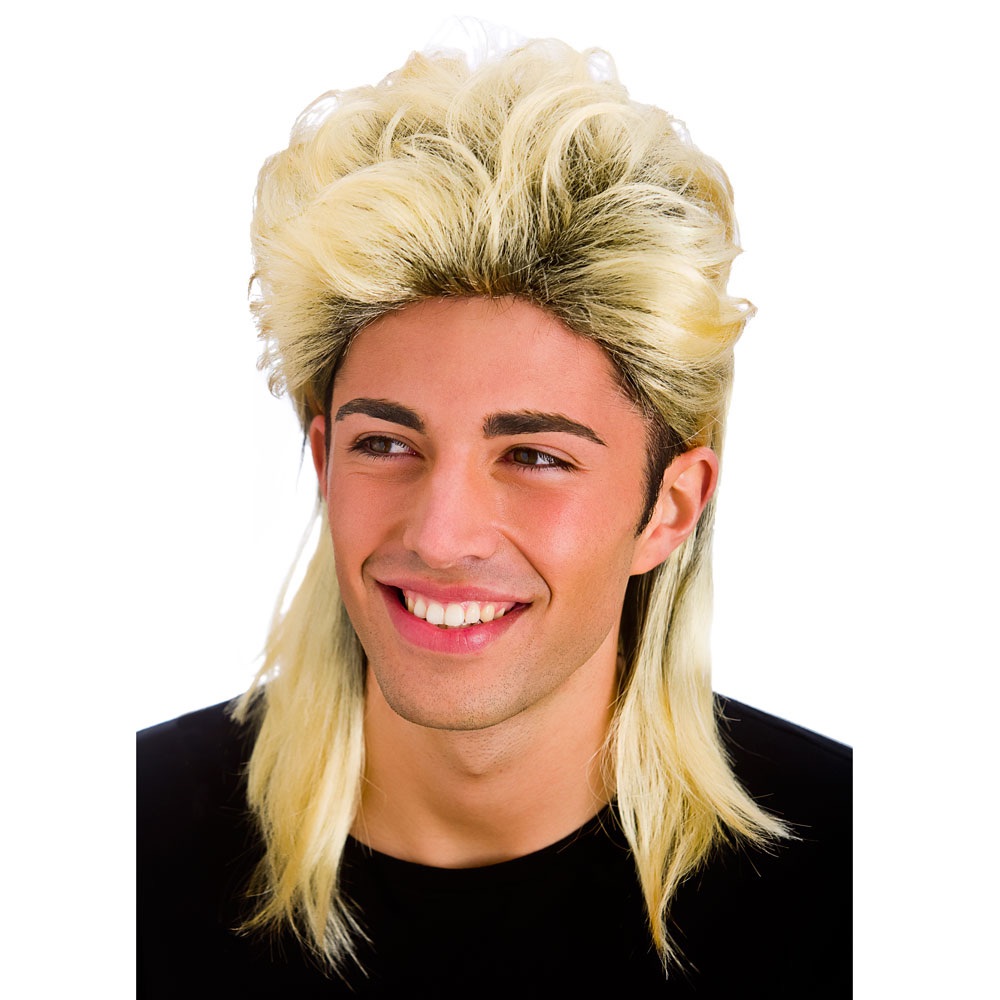 Classic Blonde Mullet Wig