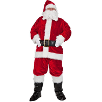 Regal Plush Professional Santa Costume