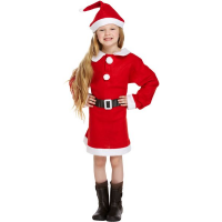Santa Girl Child Costume