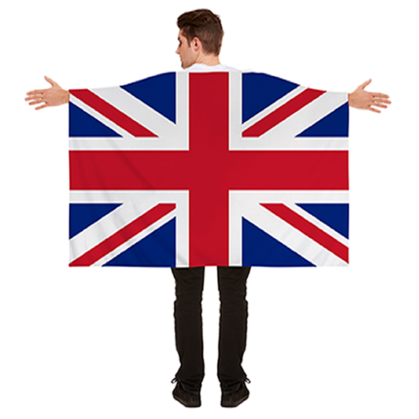 Union Jack Flag Cape