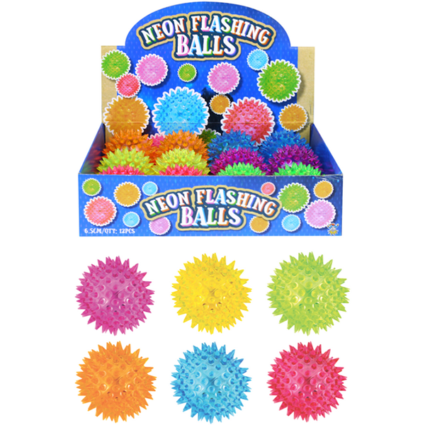 Neon Flashing Spikey Ball